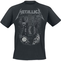 Metallica T-Shirt Hammett Ouija Guitar S to 3XL for Men black - Image 1