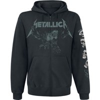 Metallica Hooded zip S&M2 Skull S to 3XL for Men black - Image 1