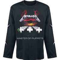 Metallica Long-sleeve Shirt Master Of Puppets S to XXL for Men black - Image 1