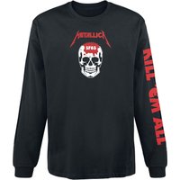 Metallica Long-sleeve Shirt Kill 'Em All Skull M to XXL for Men black - Image 1