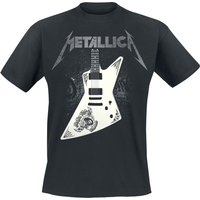 Metallica T-Shirt Papa Het Guitar S to XXL for Men black - Image 1