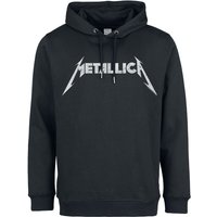 Metallica Hooded sweater Amplified Collection White Logo XS to 3XL for Men black - Image 1