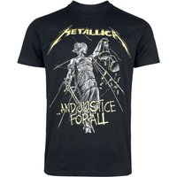 Metallica T-Shirt ...And Justice For All Tracklist Heavyweight S to XXL for Men black - Image 1