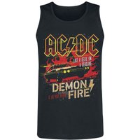 AC/DC Tanktop Demon Fire S to XL for Men black - Image 1