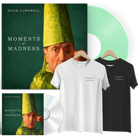 Hugh Cornwell - Moments Of Madness Colour Vinyl + CD + T-Shirt Bundle + Signed Photo