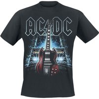 AC/DC T-Shirt High Voltage Guitar S to 5XL for Men black - Image 1