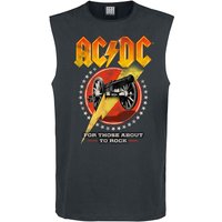 AC/DC Tanktop Amplified Collection For Those About To Rock S to XXL for Men charcoal - Image 1