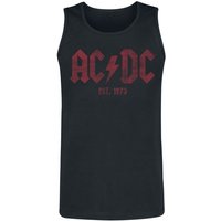 AC/DC Tanktop Est. 1973 S to 3XL for Men black - Image 1