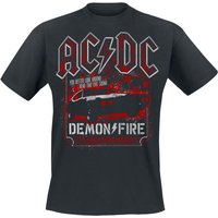 AC/DC T-Shirt Demon Fire Hell S to 4XL for Men black - Image 1