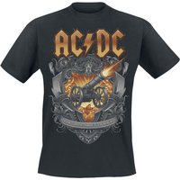 AC/DC T-Shirt About To Rock Ornaments S to 3XL for Men black - Image 1