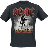 AC/DC T-Shirt European Tour 1988 S to 5XL for Men black - Image 1