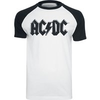 AC/DC T-Shirt Black Logo S to 3XL for Men white-black - Image 1