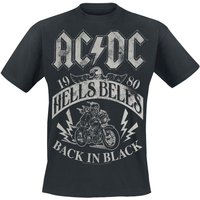 AC/DC T-Shirt Hells Bells 1980 Heavyweight S to 5XL for Men black - Image 1