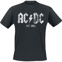 AC/DC T-Shirt Est, 1973 S to 5XL for Men black - Image 1