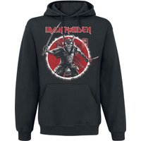 Iron Maiden Hooded sweater Eddie Warrior M to XL for Men black - Image 1