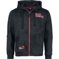 Iron Maiden Hooded zip EMP Signature Collection S to L for Men dark grey-black - Image 1