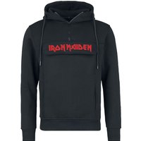 Iron Maiden Hooded sweater Logo L to XXL for Men black - Image 1