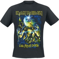 Iron Maiden T-Shirt Live After Death S to 4XL for Men black - Image 1