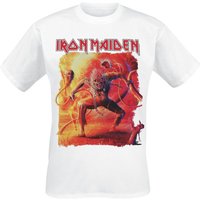 Iron Maiden T-Shirt Piece Of Mind Hydra S to XXL for Men white