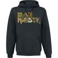 Iron Maiden Hooded sweater Eddies Logo S to 3XL for Men black - Image 1