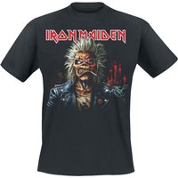 Iron Maiden T-Shirt Portrait Eddie Smoke S to 4XL for Men black