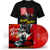 Michael Monroe - I Live Too Fast to Die Young Red Vinyl & T-Shirt - Image 1