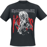 Iron Maiden T-Shirt Killers Eddie Large Graphic S to 3XL for Men black