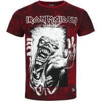 Iron Maiden T-Shirt EMP Signature Collection S to XXL for Men dark red