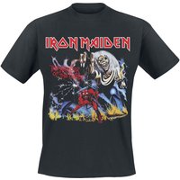 Iron Maiden T-Shirt Stranger Number Of The Beast S to 4XL for Men black