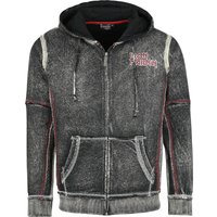 Iron Maiden Hooded zip EMP Signature Collection S to XXL for Men dark grey - Image 1