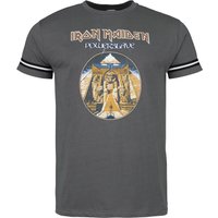 Iron Maiden T-Shirt Powerslave S to XXL for Men grey
