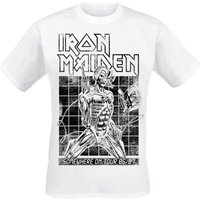 Iron Maiden T-Shirt Sit Tour 86/87 S to 4XL for Men white