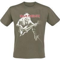 Iron Maiden T-Shirt Eddie Bass S to 4XL for Men green - Image 1