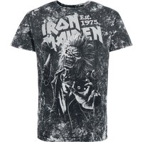 Iron Maiden T-Shirt Eddie S to 4XL for Men black-grey - Image 1