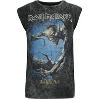 Iron Maiden Tanktop Fear Of The Dark S to 4XL for Men grey