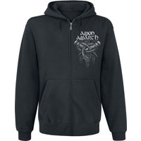Amon Amarth Hooded zip Carved Skull S to XXL for Men black - Image 1
