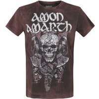Amon Amarth T-Shirt Carved Skull S to 4XL for Men brown - Image 1