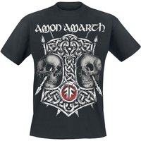 Amon Amarth T-Shirt Hammer & Skulls S to 4XL for Men black - Image 1