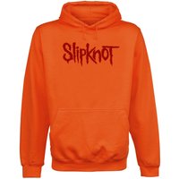 Slipknot Hooded sweater Shattered Logo S to L for Men orange - Image 1