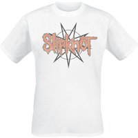Slipknot T-Shirt Tour 2024 Faces S to 3XL for Men white - Image 1