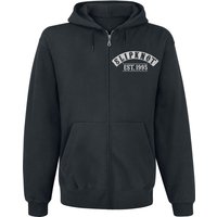 Slipknot Hooded zip Flaming Goat S to 4XL for Men black - Image 1