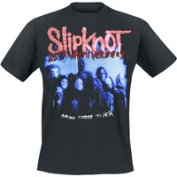 Slipknot T-Shirt Tour 2024 Glitch S to 3XL for Men black - Image 1