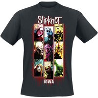 Slipknot T-Shirt Iowa Band Splatter S to XXL for Men black - Image 1