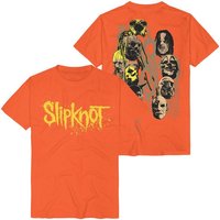Slipknot T-Shirt Splatter Masks S to 5XL for Men orange