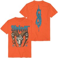 Slipknot T-Shirt Eyed Goat S to 5XL for Men orange - Image 1