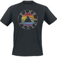 Pink Floyd T-Shirt Logo Rainbow S to 3XL for Men black