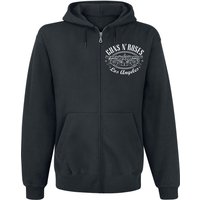 Guns N' Roses Hooded zip Paradise City Label S to XL for Men black - Image 1