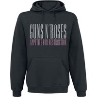Guns N' Roses Hooded sweater Appetite Skull M to 3XL for Men black