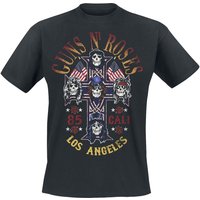Guns N' Roses T-Shirt Cali 1985 S to 3XL for Men black - Image 1
