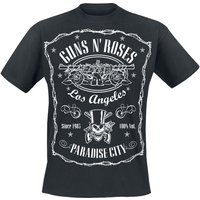 Guns N' Roses T-Shirt Paradise City Label S to 4XL for Men black - Image 1